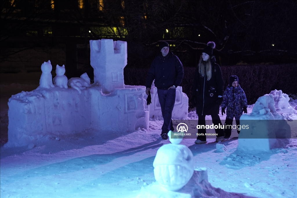 Moskova'da "Kar ve Buz" festivali