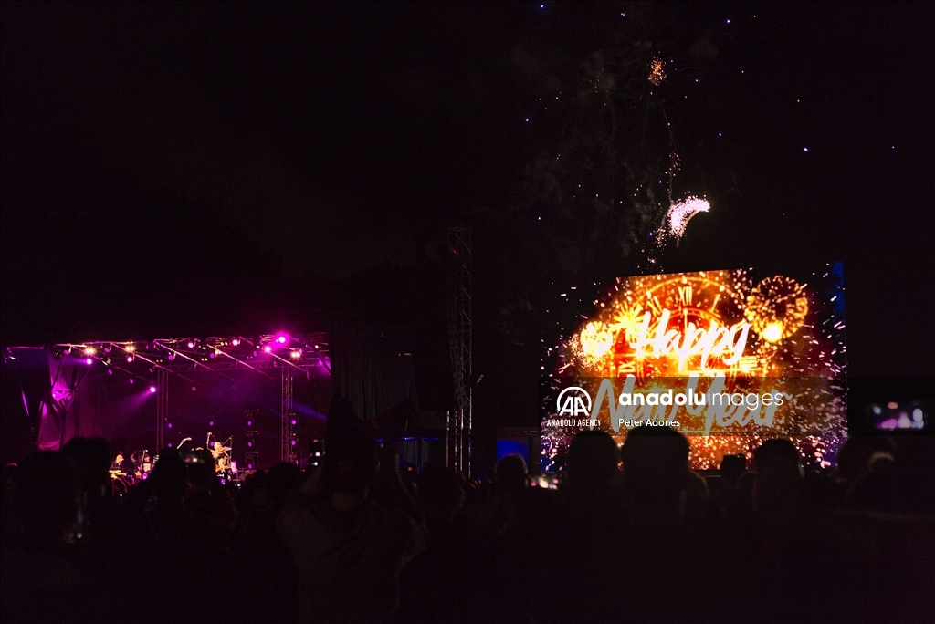 New Year's Eve celebration in New Zealand