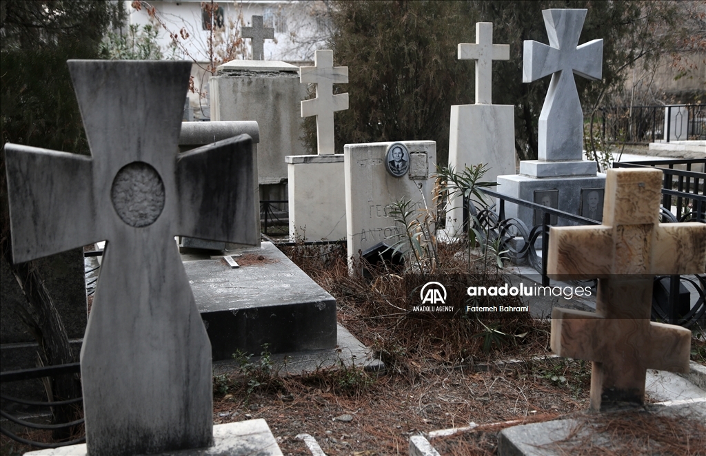 Dulab Christian Cemetery in Tehran