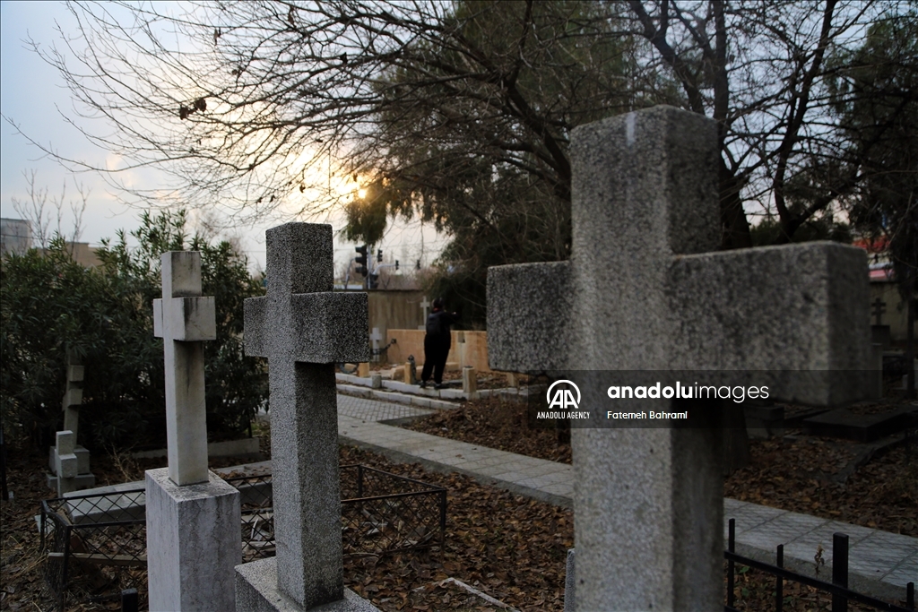 Dulab Christian Cemetery in Tehran