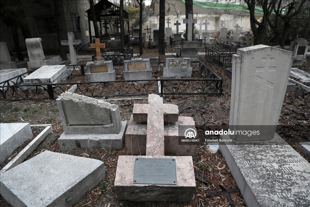 Dulab Christian Cemetery in Tehran