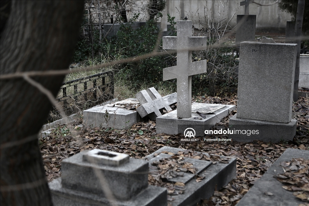 Dulab Christian Cemetery in Tehran