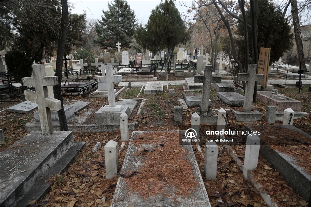 Dulab Christian Cemetery in Tehran