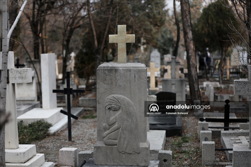 Dulab Christian Cemetery in Tehran