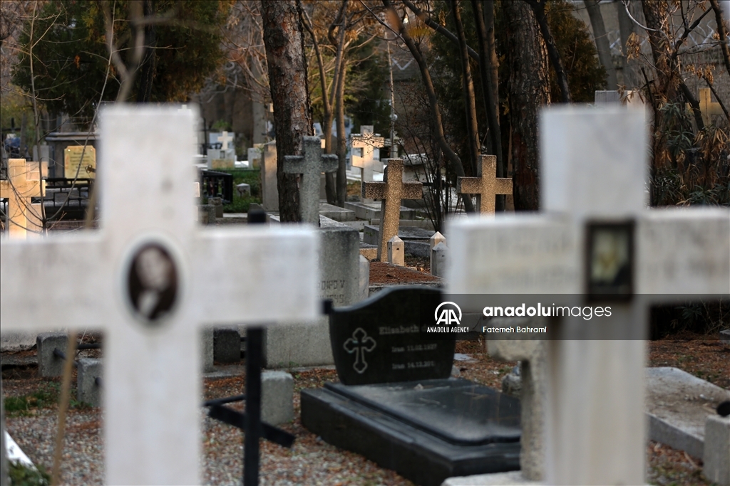 Dulab Christian Cemetery in Tehran