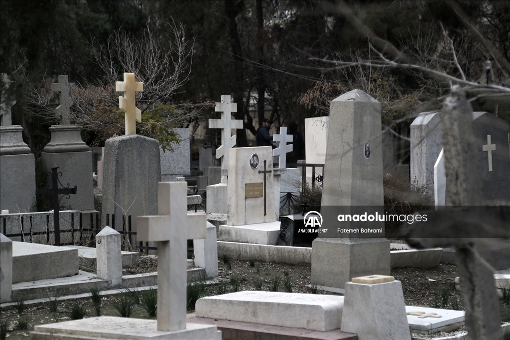 Dulab Christian Cemetery in Tehran