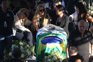 Despedida al rey Pelé: así avanza el funeral en el estadio de Santos