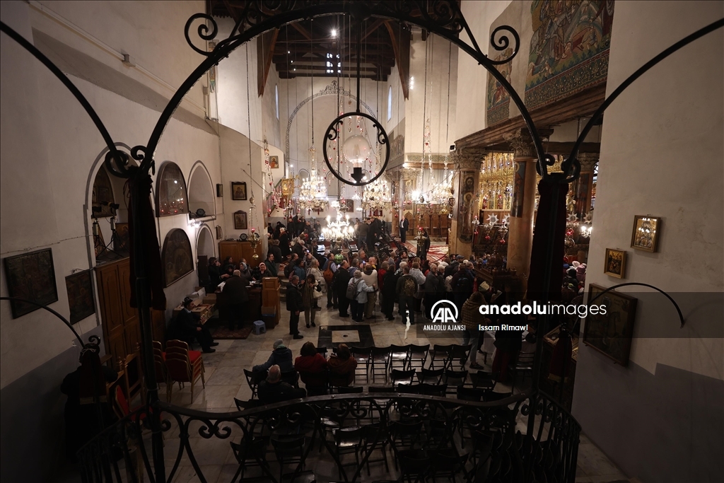 Beytüllahim'de Ortodoks Hristiyanların Noel kutlamaları başladı