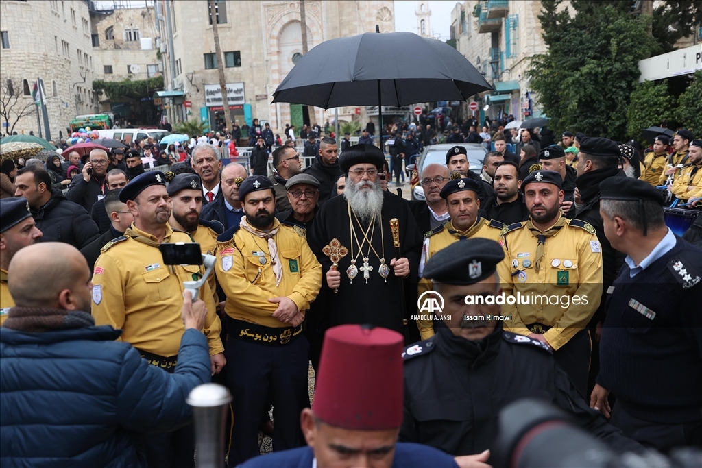 Beytüllahim'de Ortodoks Hristiyanların Noel kutlamaları başladı