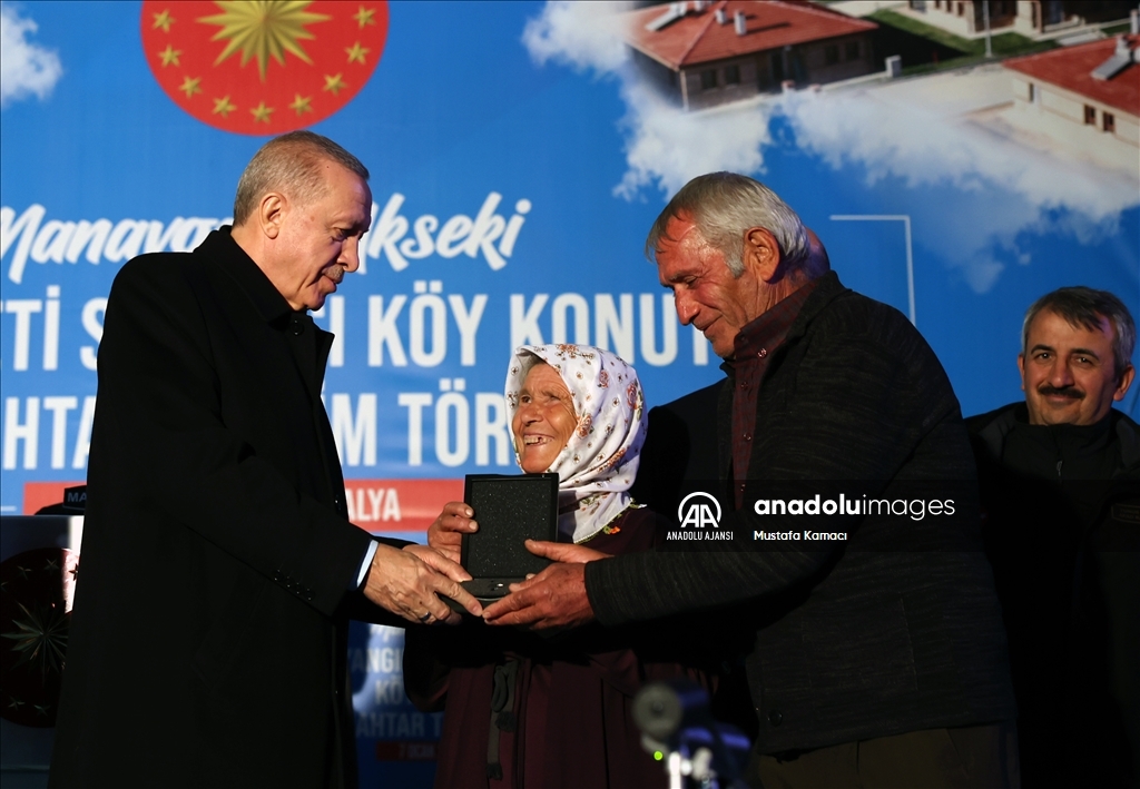 Cumhurbaşkanı Recep Tayyip Erdoğan, Manavgat'ta