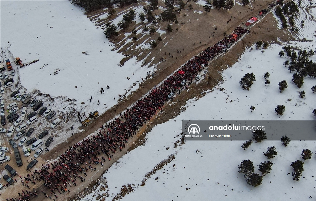 Sarıkamış'ta "Biz Hep Aynı İzdeyiz" yürüyüşü başladı