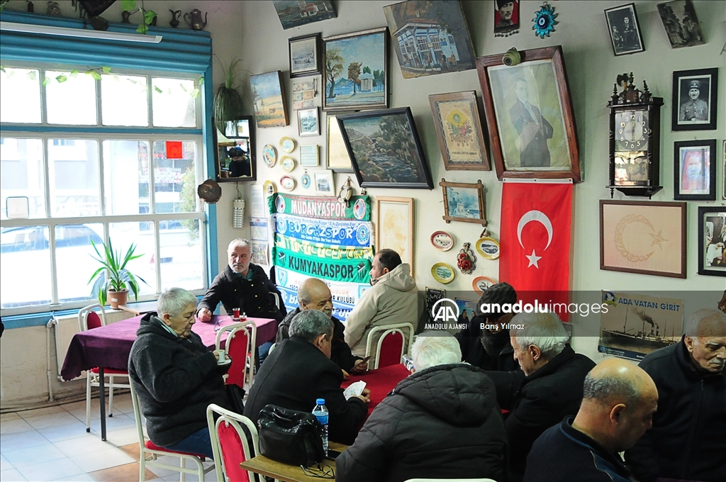 Mudanya'daki Tarihi Alay Kahvesi 63 yıldır müşterilerine hizmet veriyor