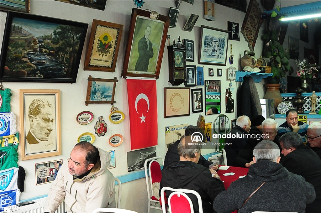 Mudanya'daki Tarihi Alay Kahvesi 63 yıldır müşterilerine hizmet veriyor