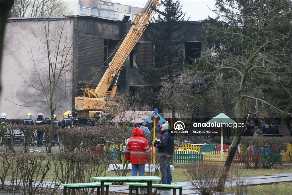 Kiev yakınlarında düşen helikopterde Ukrayna İçişleri Bakanı dahil 16 kişi hayatını kaybetti