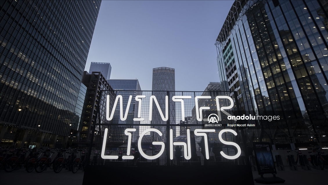 Canary Wharf Winter Lights Festival 2023 in London