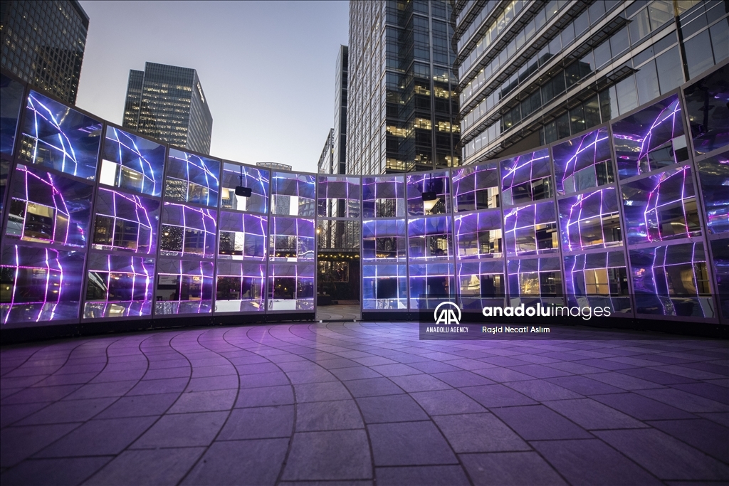 Canary Wharf Winter Lights Festival 2023 in London