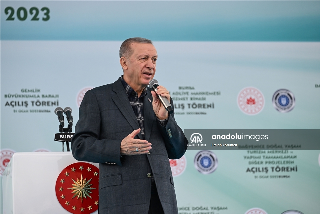 Cumhurbaşkanı Erdoğan, Bursa'da