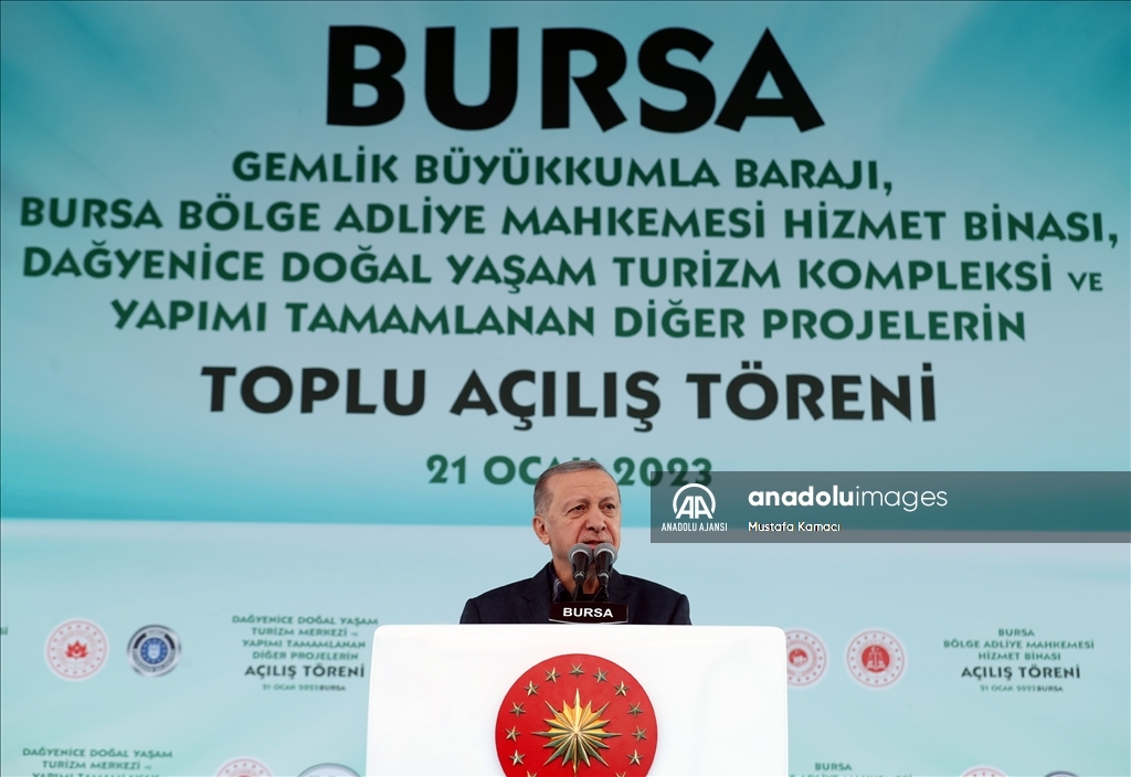 Cumhurbaşkanı Erdoğan, Bursa'da
