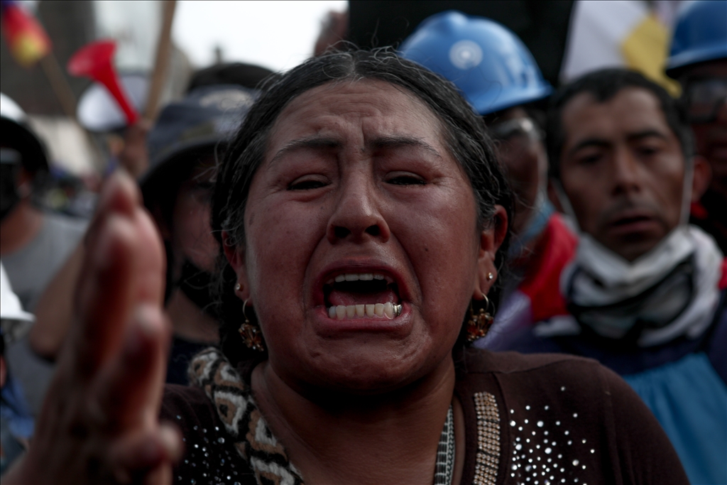 Peru'daki hükümet karşıtı gösteriler devam ediyor