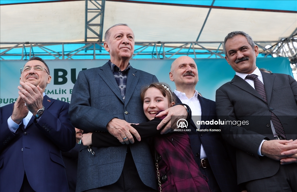 Cumhurbaşkanı Erdoğan, Bursa'da