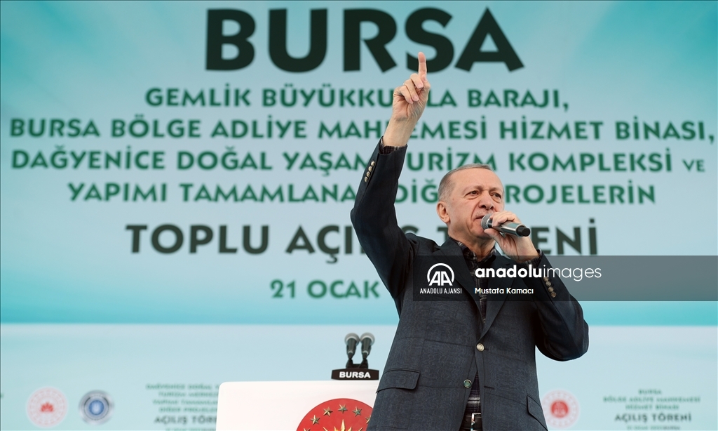 Cumhurbaşkanı Erdoğan, Bursa'da