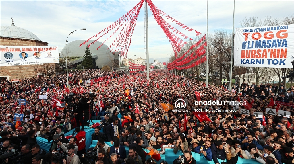 Cumhurbaşkanı Erdoğan, Bursa'da