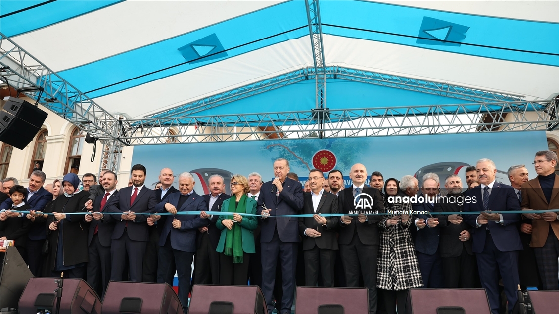 Cumhurbaşkanı Recep Tayyip Erdoğan, Kağıthane-İstanbul Havalimanı Açılışın'da