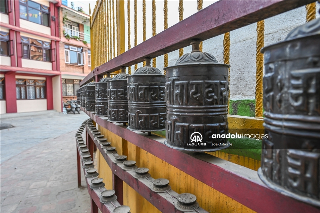 Nepal'in başkenti Nepal'deki Budist ve Hindu tapınakları