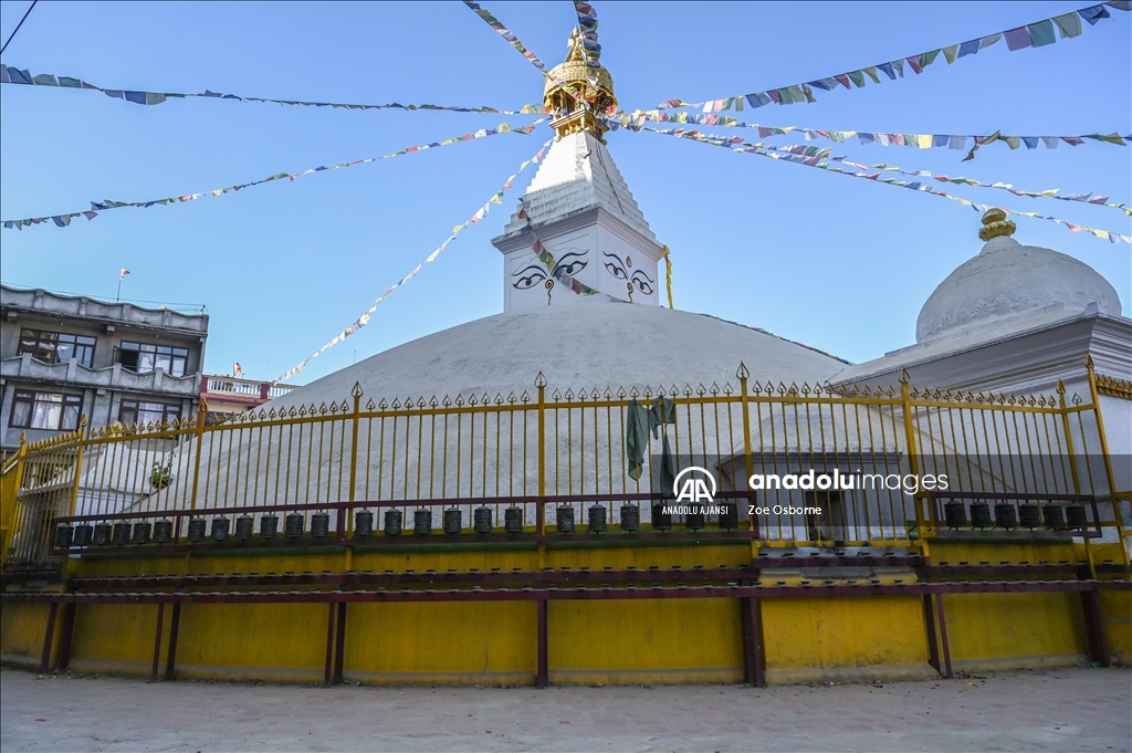Nepal'in başkenti Nepal'deki Budist ve Hindu tapınakları