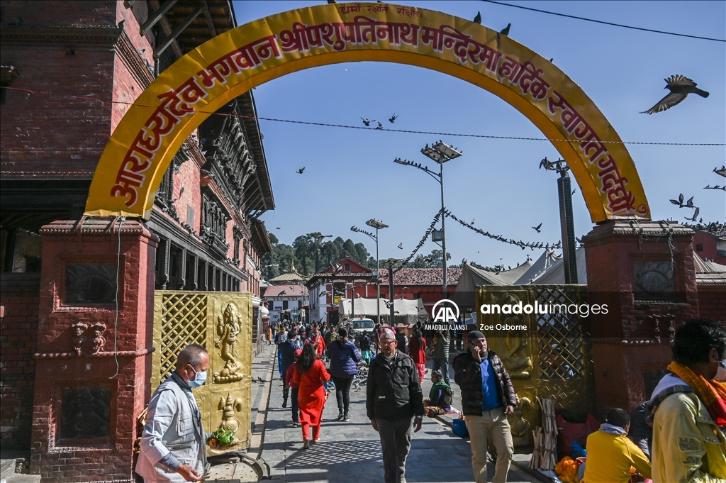 Nepal'in başkenti Nepal'deki Budist ve Hindu tapınakları
