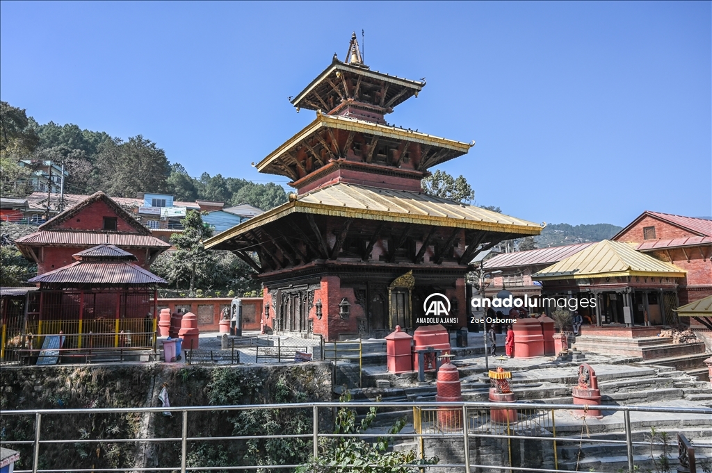 Nepal'in başkenti Nepal'deki Budist ve Hindu tapınakları