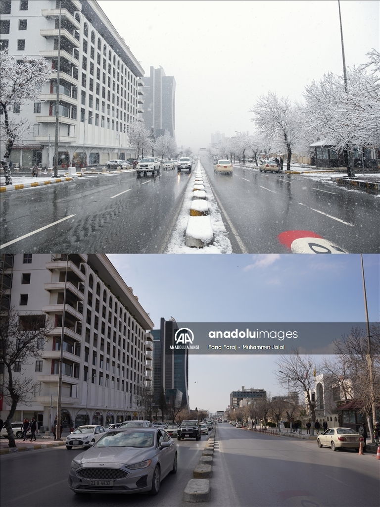 Süleymaniye.. geçen yıllara göre karsız ve yağmursuz bir kış yaşanıyor