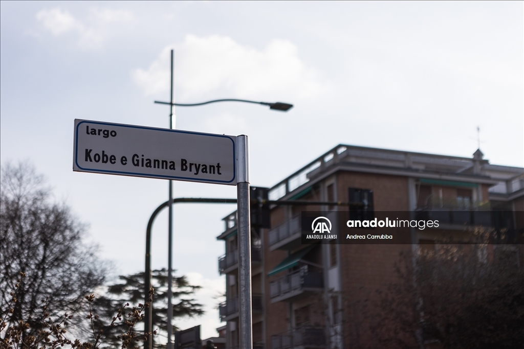 Kobe Bryant üçüncü ölüm yıl dönümünde İtalya'da anıldı