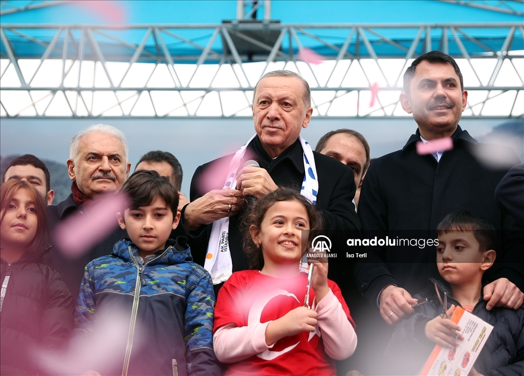 Cumhurbaşkanı Recep Tayyip Erdoğan, Aydos Kalesi ile Sultan Korusu'nun açılışına katıldı