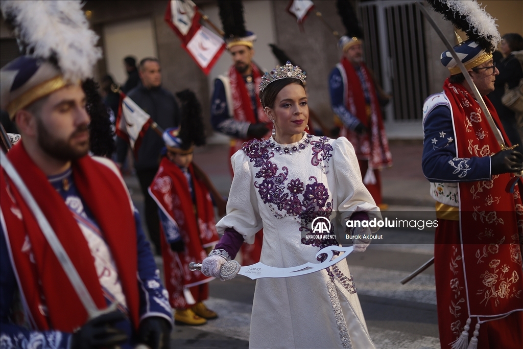 Los Turcos, a community that has been nurturing Turkish traditions for the past 100 years even though they are not ethnic Turks, celebrates Moors and Christians festival in Spain