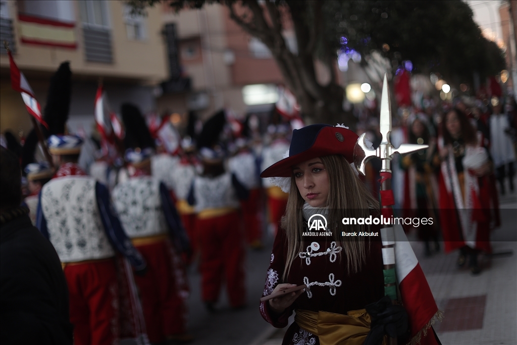 Los Turcos, a community that has been nurturing Turkish traditions for the past 100 years even though they are not ethnic Turks, celebrates Moors and Christians festival in Spain