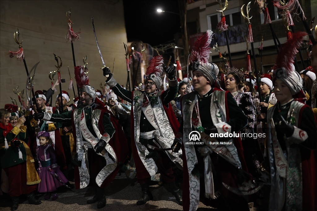 Los Turcos, a community that has been nurturing Turkish traditions for the past 100 years even though they are not ethnic Turks, celebrates Moors and Christians festival in Spain