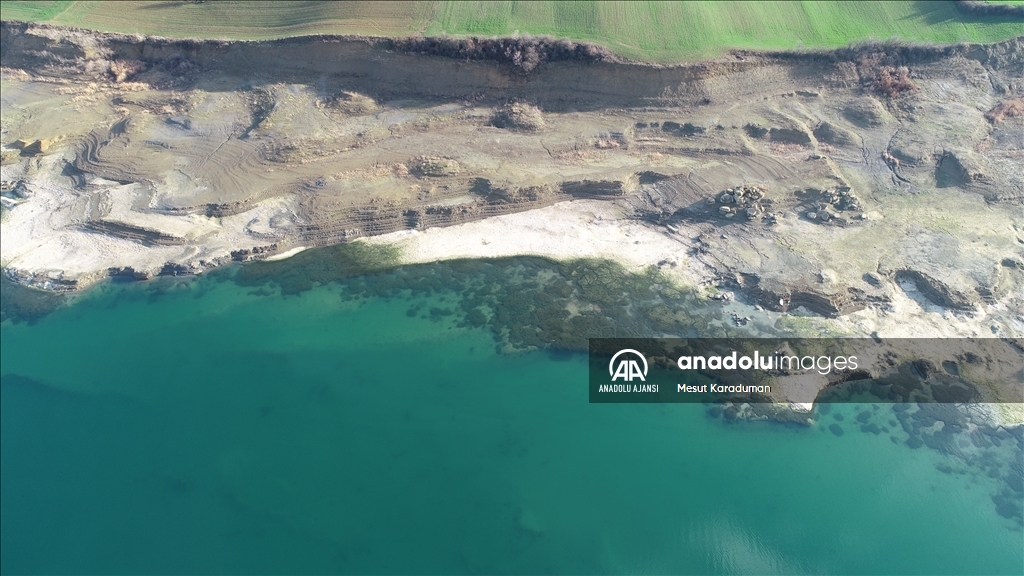 Tekirdağ'da Naip Barajı'nın doluluk oranı yüzde 28'e düştü