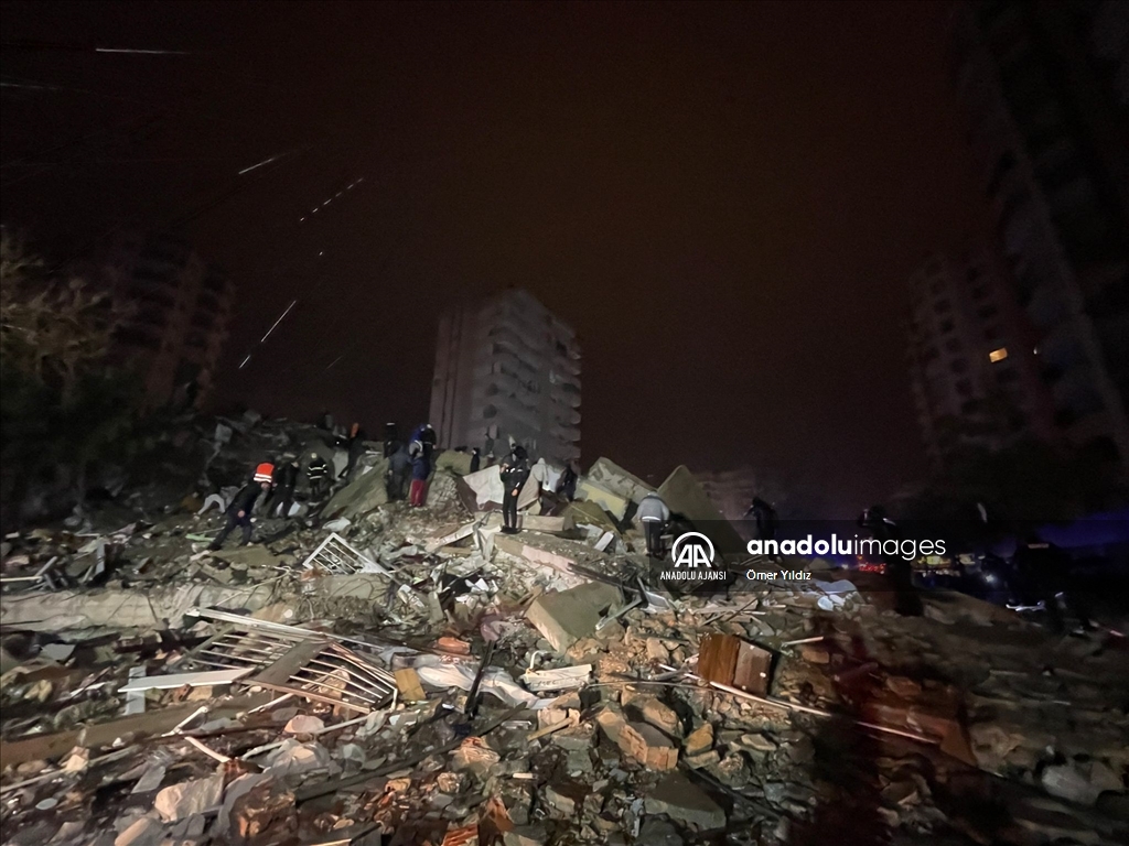 Kahramanmaraş'ta 7,4 büyüklüğünde deprem meydana geldi