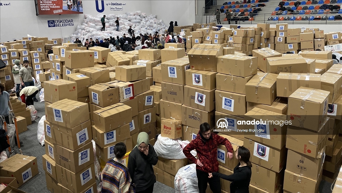 کمپین کمک‌رسانی مردم ترکیه به زلزله‌زدگان 