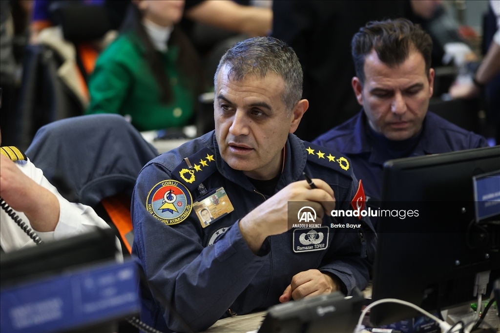 AFAD Center in Ankara coordinates the operations at earthquake zone