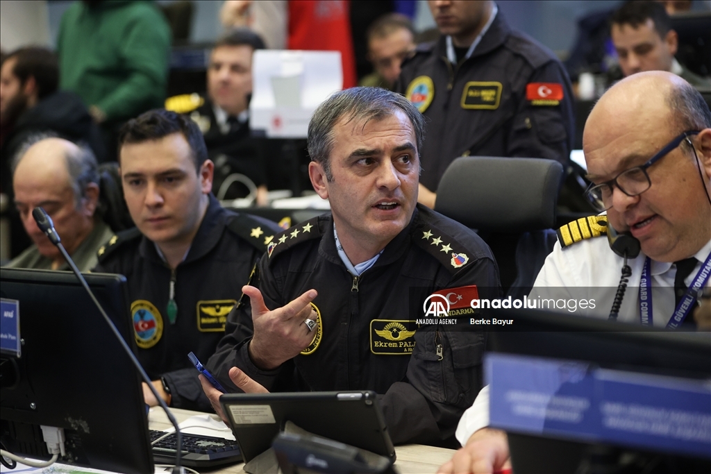 AFAD Center in Ankara coordinates the operations at earthquake zone