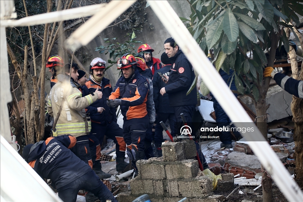 Hatay'da arama kurtarma çalışmaları devam ediyor