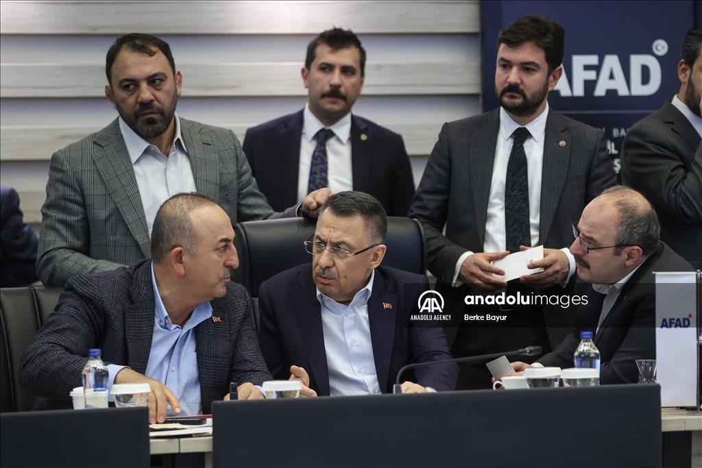 AFAD Center in Ankara coordinates the operations at earthquake zone