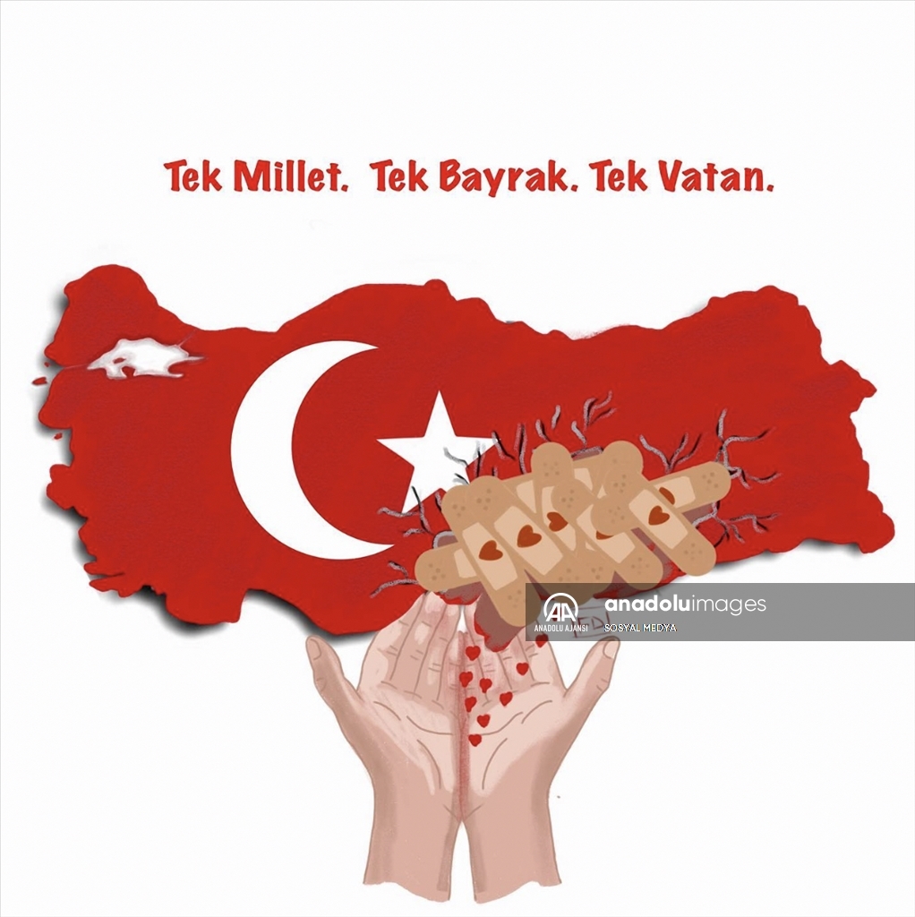 Türk ve yabancı illüstratörler, son çizimlerini Türkiye'deki depremzedeler için yaptı