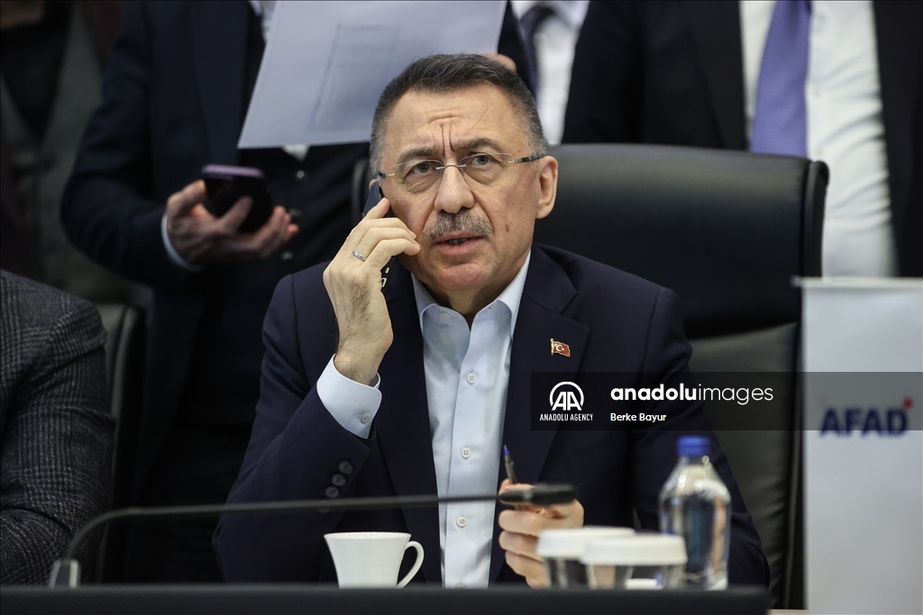 AFAD Center in Ankara coordinates the operations at earthquake zone