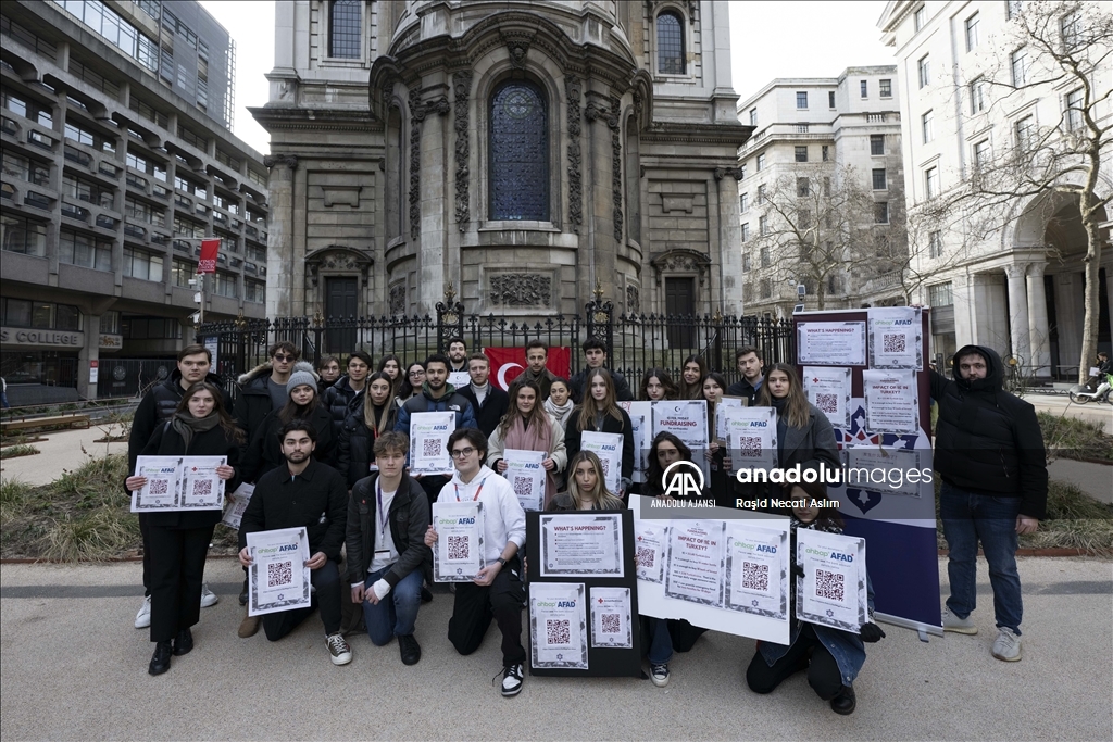 Türk öğrenci birlikleri Londra'da yardım organizasyonu düzenledi
