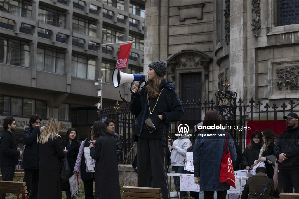 Türk öğrenci birlikleri Londra'da yardım organizasyonu düzenledi