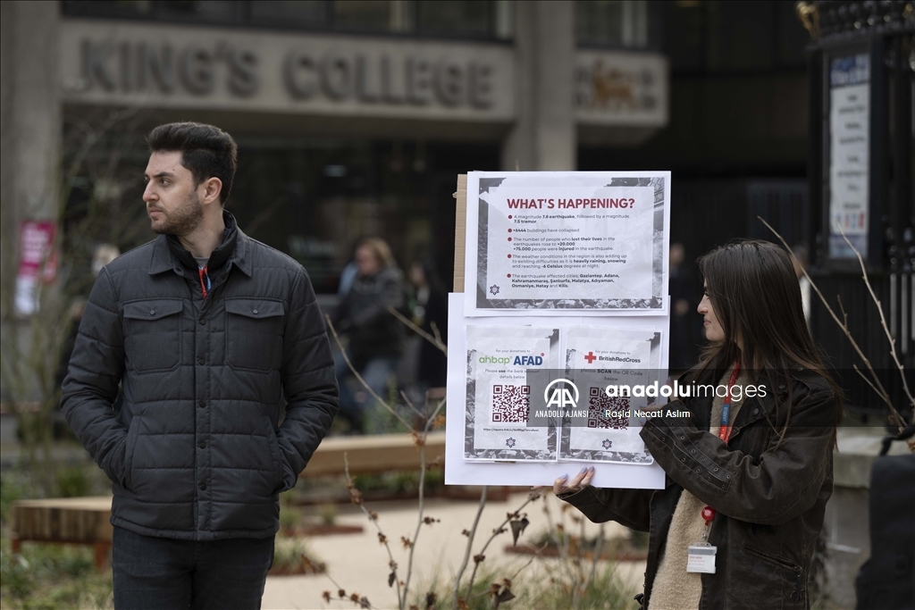 Türk öğrenci birlikleri Londra'da yardım organizasyonu düzenledi