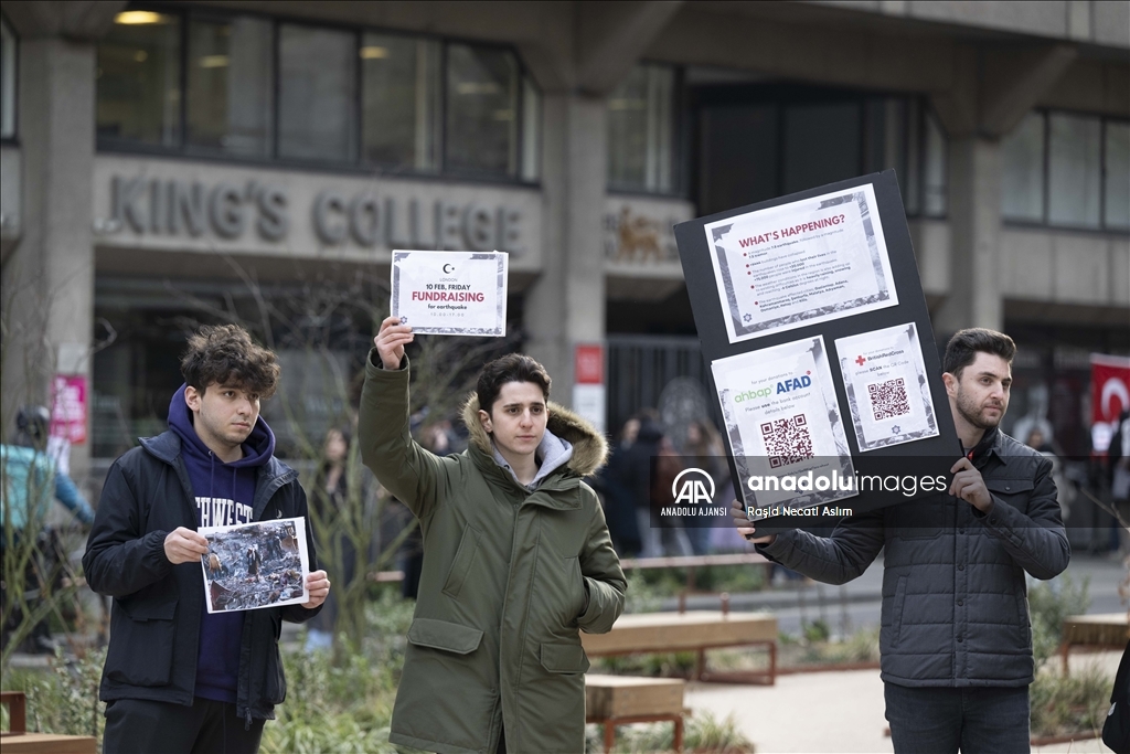 Türk öğrenci birlikleri Londra'da yardım organizasyonu düzenledi